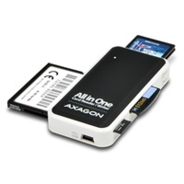 Čtečka pam.karet AXAGON CRE-X1, USB 2.0 externí MINI 5-slot (CRE-X1)