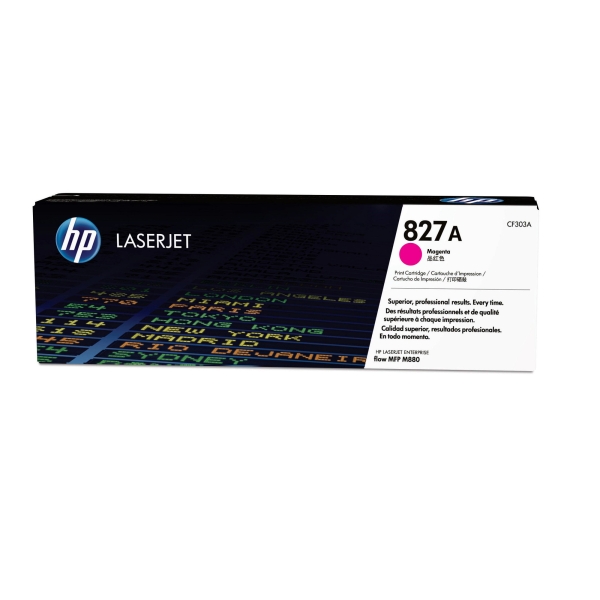 Toner HP 827A, CF303A purpurová 