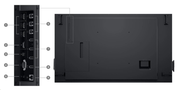 DELL LCD P6524QT - 65"/IPS/LED/4K UHD/3840x2160/16:9/Touch/60Hz/9ms/1300:1/350 cd/m2/HDMI/DP/VESA/3YNBD(210-BJKJ)