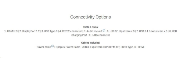 DELL LCD P6524QT - 65"/IPS/LED/4K UHD/3840x2160/16:9/Touch/60Hz/9ms/1300:1/350 cd/m2/HDMI/DP/VESA/3YNBD(210-BJKJ)
