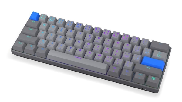 ENDORFY Herní klávesnice Thock V2 Compact, Mechanická, Bezdrátová, CZ/SK, ARGB