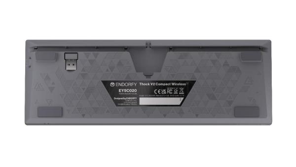 ENDORFY Herní klávesnice Thock V2 Compact, Mechanická, Bezdrátová, CZ/SK, ARGB