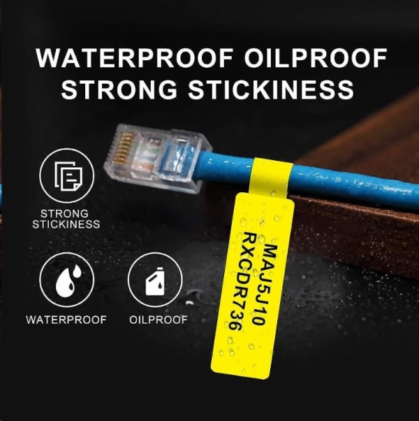 Niimbot štítky na kabely RXL 12,5x109mm 60ks Yellow pro D11 a D110