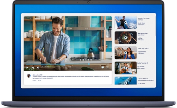 Dell 16 DC16251/C5-120U/16GB/512GB SSD/16" FHD+/Integrated/FgrPr/4 Cell/65W/WLAN/Backlit Kb/W11 Pro/3Y ProSpt