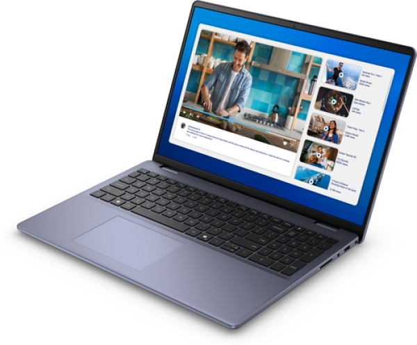 Dell 16 DC16251/C5-120U/16GB/512GB SSD/16" FHD+/Integrated/FgrPr/4 Cell/65W/WLAN/Backlit Kb/W11 Pro/3Y ProSpt