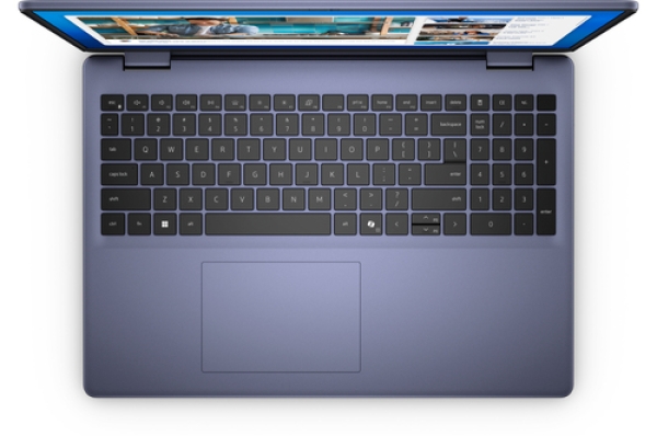 Dell 16 DC16251/C5-120U/16GB/512GB SSD/16" FHD+/Integrated/FgrPr/4 Cell/65W/WLAN/Backlit Kb/W11 Pro/3Y ProSpt