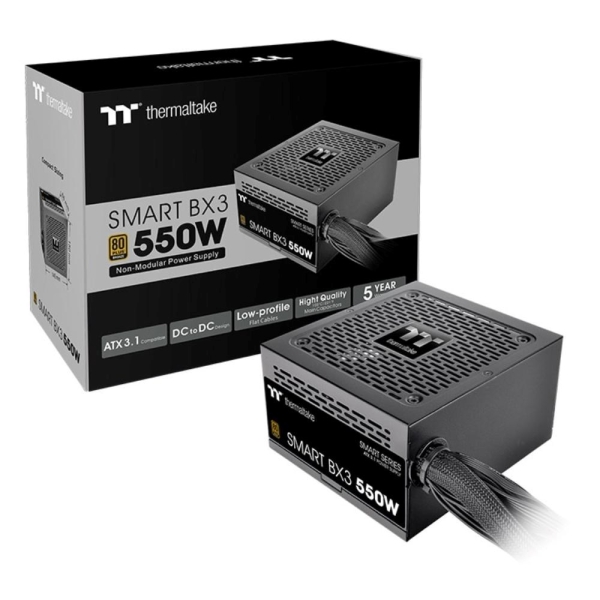 THERMAL TAKE zdroj 550W Smart BX3, 120mm, 80+ Bronze, černá