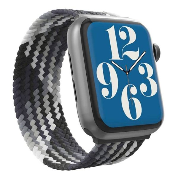 GEAR4 Řemínek Apple Watch 41/40/38mm SM šedá/melír