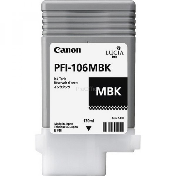 Náplň Canon PFI-106MBk matná černá