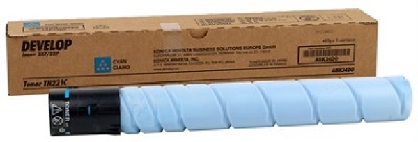 Toner Develop TN221C A8K34D0 azurový