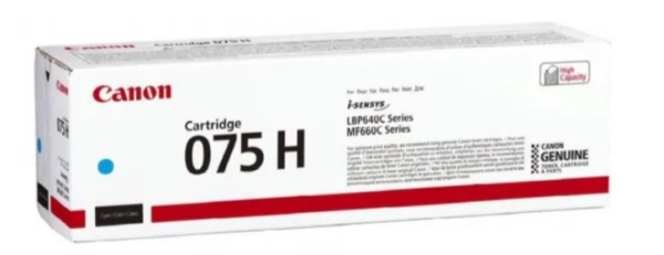 Toner Canon 075H, 6368C002 azurový (2 500 stran)