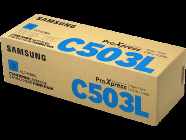 Toner Samsung CLT-C503L SU014A azurový