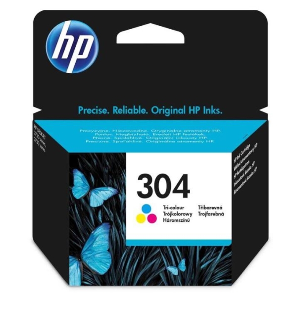 HP 304 (N9K05AE), originální barevná náplň do tiskárny HP, blistr