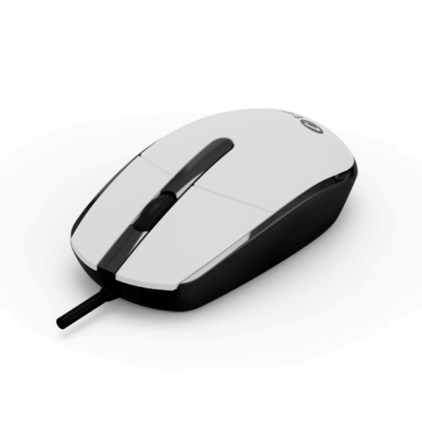 C-TECH Myš WM-10, černo/bílá, USB