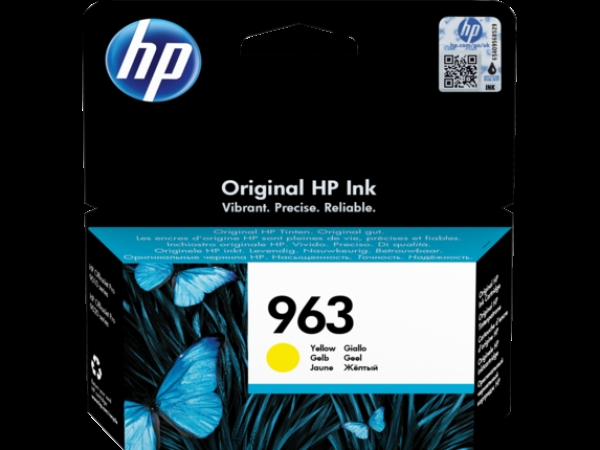 Náplň HP č.963, 3JA23AE azurová 