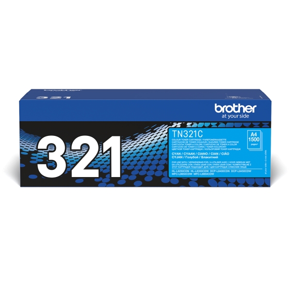 Toner BROTHER TN-321C, azurový (1 500 stran)