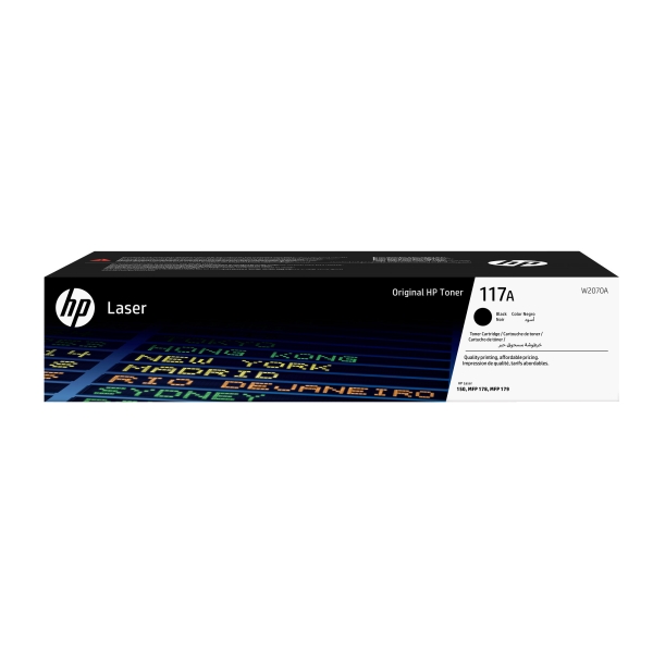 HP 117A, W2070A černý originální toner pro tiskárny HP