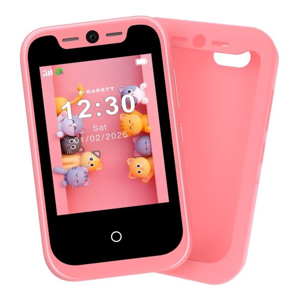 Garett Smartphone OneKid Pink - telefon pro děti, s rodičovským dohledem, růžový
