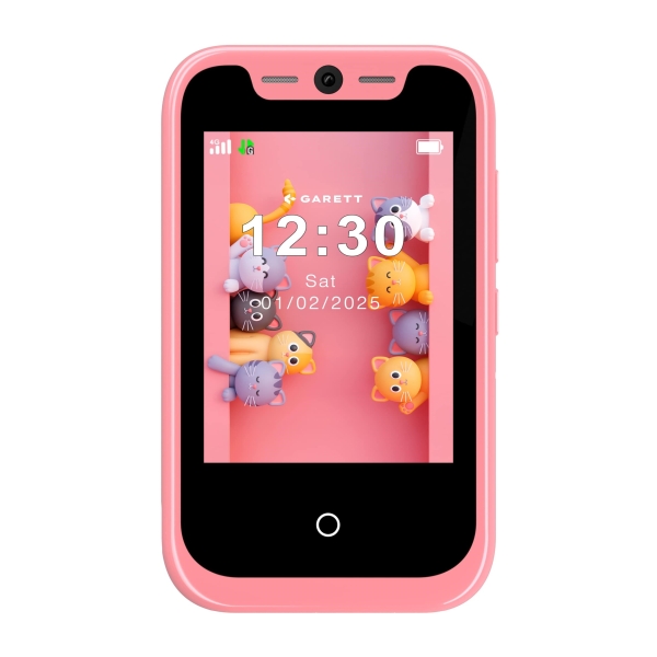Garett Smartphone OneKid Pink - telefon pro děti, s rodičovským dohledem, růžový