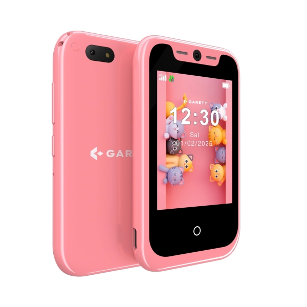 Garett Smartphone OneKid Pink - telefon pro děti, s rodičovským dohledem, růžový