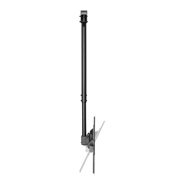 STELL stropní plohovatelný držák single na TV 40"- 70" SHO 3900, nosnost 50kg - černá