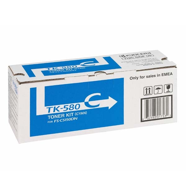 Toner Kyocera TK-580C 1T02KTCNL0 azurový