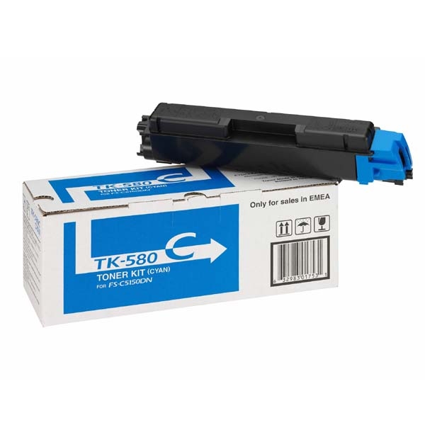 Toner Kyocera TK-580C 1T02KTCNL0 azurový