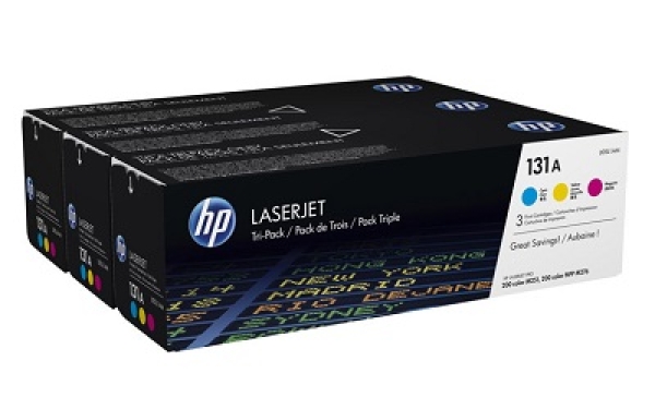 Toner HP 131A, U0SL1AM CMY (3x1800 stran) sada
