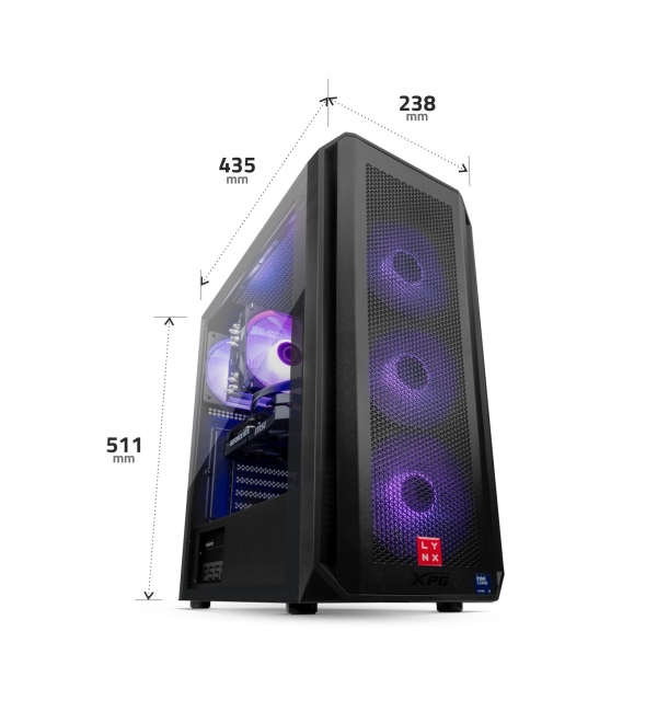 LYNX Challenger Ryzen 8400F 32GB 1TB SSD NVMe RTX 5060 8G W11 Home