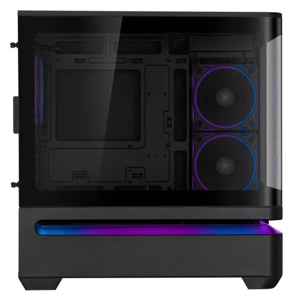 ASUS Case AP202 PRIME CASE, mATX, Průhledná bočnice, 3x 120mm ARGB Fan, černá
