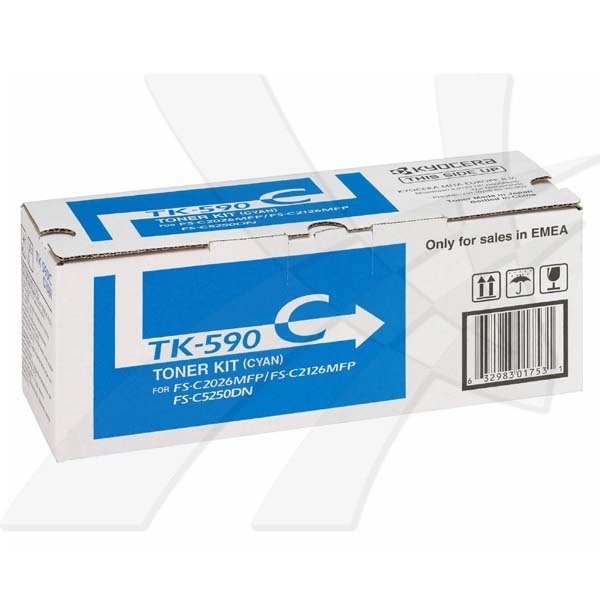 Toner Kyocera TK-590C 1T02KVCNL0 azurový