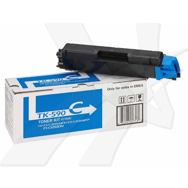 Toner Kyocera TK-590C 1T02KVCNL0 azurový