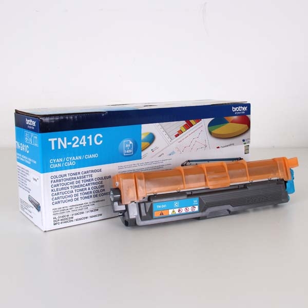 Brother TN-241C, azurový originální toner do tiskárny Brother
