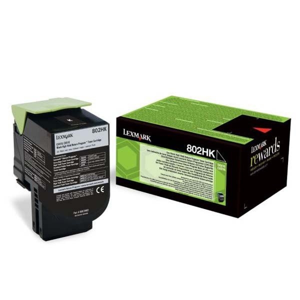 Toner Lexmark 802HK 80C2HK0 černý