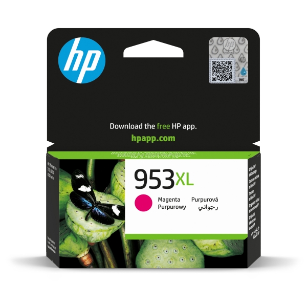 HP 953XL (F6U17AE), purpurová originální náplň do tiskárny HP