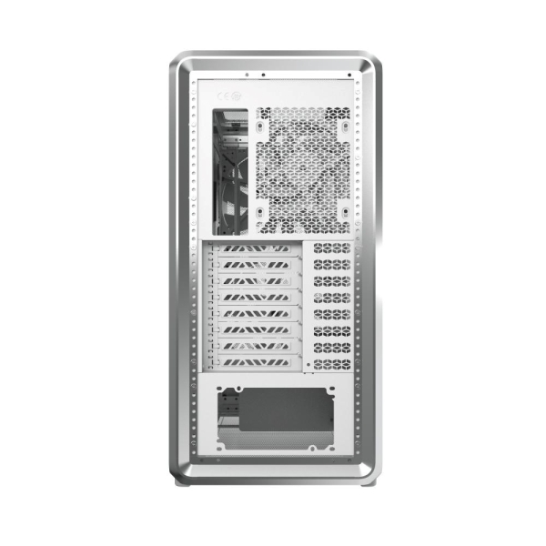 Cooler Master case MasterFrame 500 Mesh Silver, Průhledná bočnice, ATX, 2x 200mm Fan, 1x 120mm Fan, Šedá