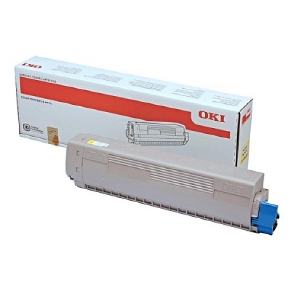 Toner OKI 45862837 žlutý