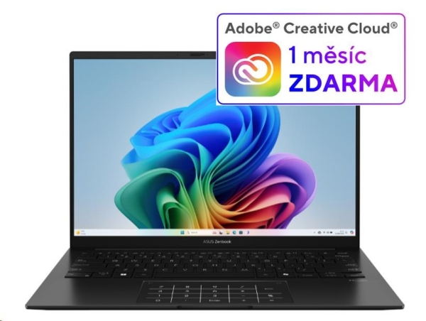 ASUS NTB Zenbook 14 (UM3406GA-OLED038X), Ryzen AI 7 445, 14" 1920 x 1200, 32GB, 1TB SSD, Radeon, W11 Pro, Black
