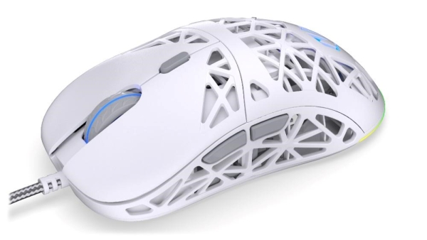 Endorfy Herní myš LIV Onyx White, Drátová, ARGB, bílá