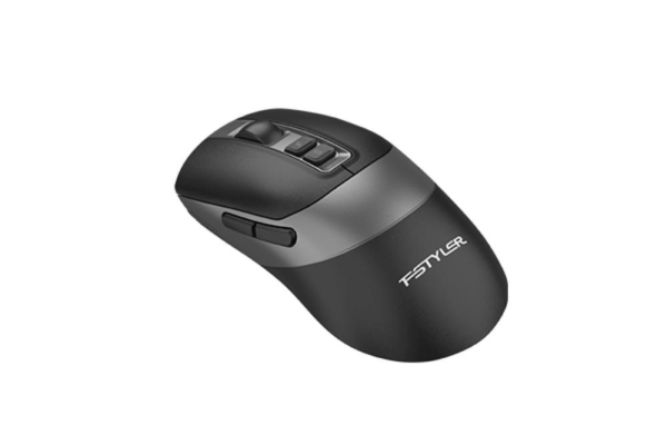 A4tech FB50CS Plus FStyler, bezdrátová tichá kancelářská myš, BT+2,4GHz, černá