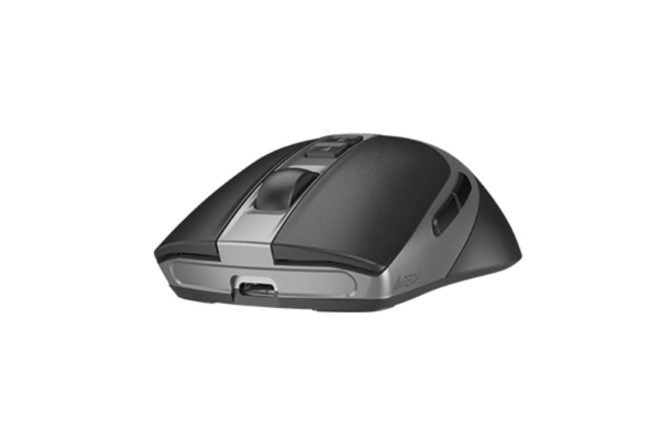 A4tech FB50CS Plus FStyler, bezdrátová tichá kancelářská myš, BT+2,4GHz, černá