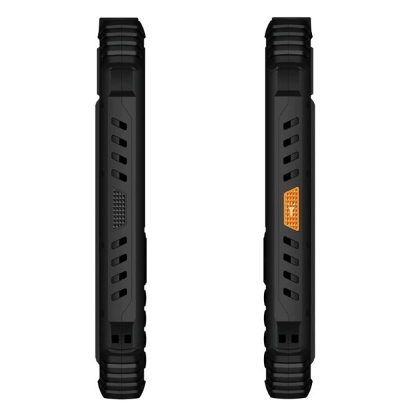 EVOLVEO StrongPhone Q1, vodotěsný odolný Dual SIM telefon, černo-oranžový
