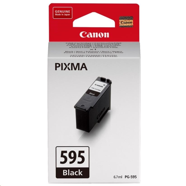 Canon PG-595 - Cerná - originální - závesný box - inkoustová cartridge - pro PIXMA TS6550i ( 180 stran)