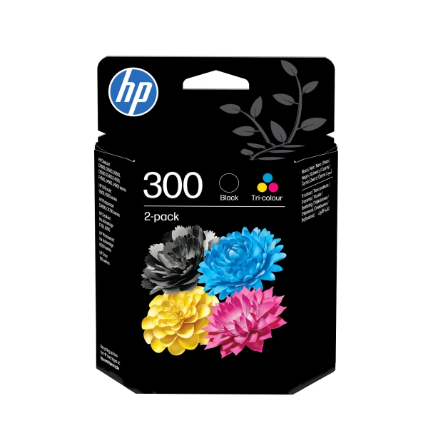 Náplň HP č.300, CN637EE černá a barevná 2-pack 