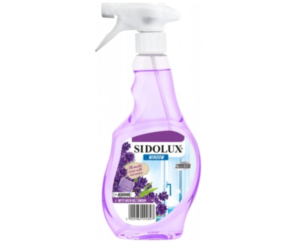 SIDOLUX Window Nano Code Marseill Soap - čistič oken s vůní levandule - 500ml