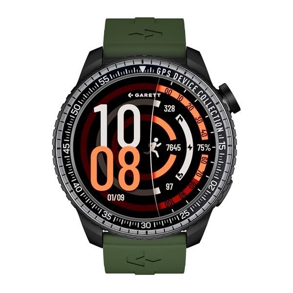 Garett Smartwatch COMPASS Black, GPS