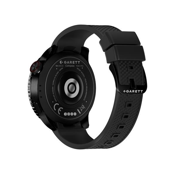 Garett Smartwatch COMPASS Black, GPS