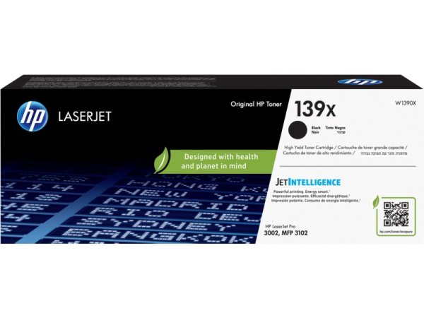 Toner HP č.139X, W1390X černý