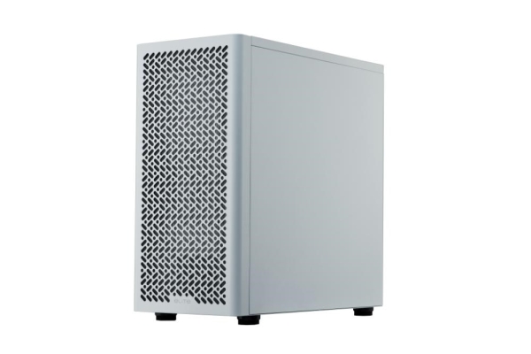 Cooler Master case Elite 502 White Lite, Průhledná bočnice, ATX, 1x 120mm Fan, bílá