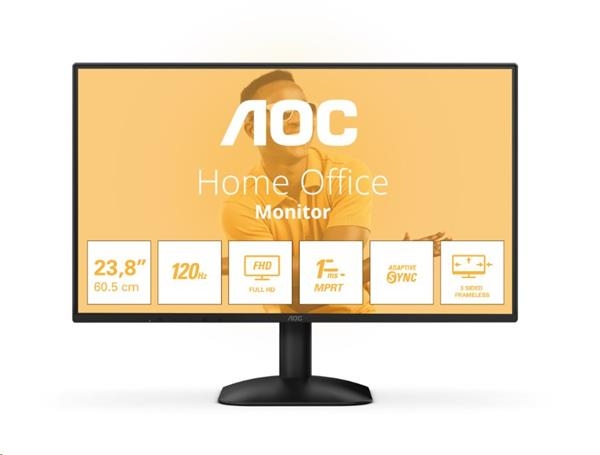AOC 24B31H 23,8" IPS 1920x1080 20M:1 4ms 300cd HDMI čierny